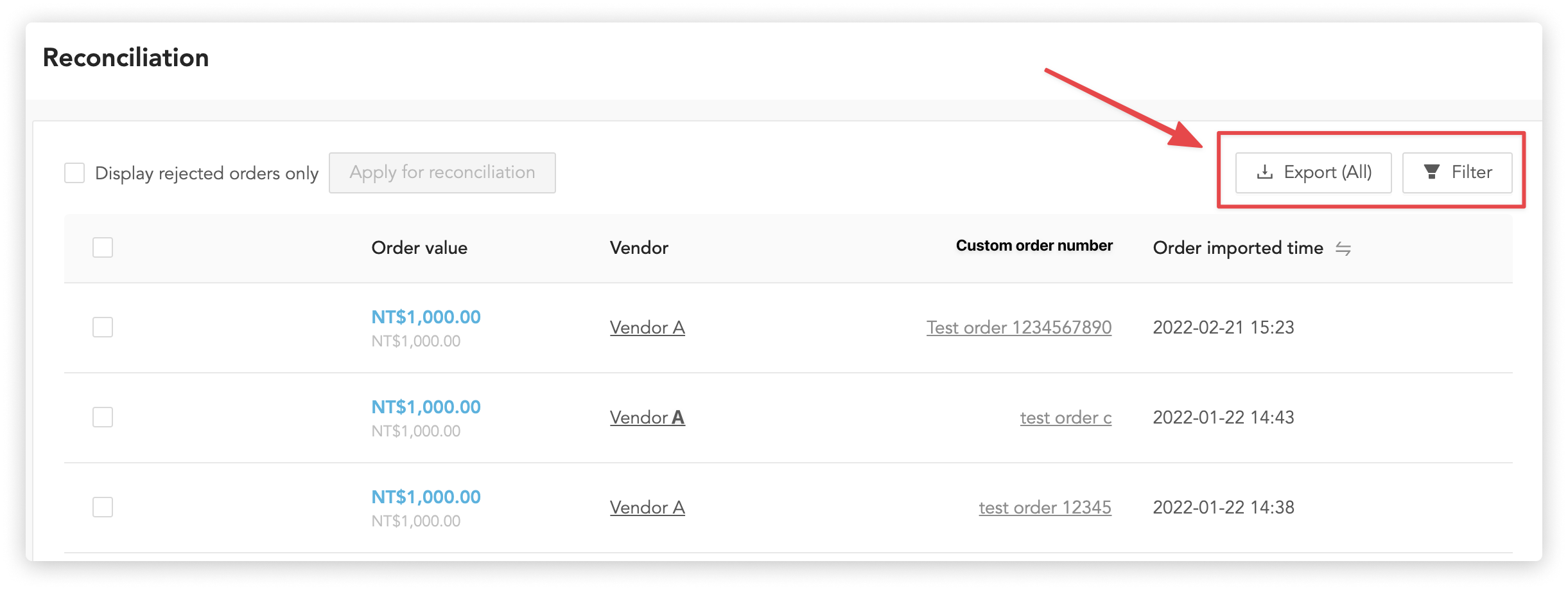 reconciliation_orderImport_filter_view